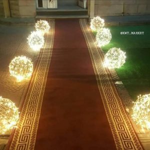 كرة شبك LED مضيئة