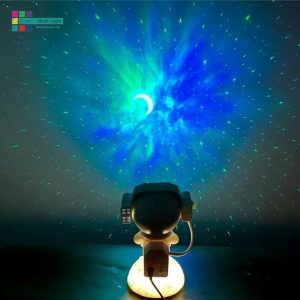 بروجكتور رائد الفضاء المجري يدور 360 درجة مجسم عرض السديم