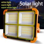 Solar & USB Rechargeable LED Searchlight – Portable Outdoor Camping Lamp - Image 2