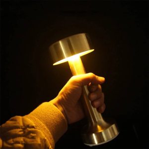 Gold touch table lamp with 3 brightness levels