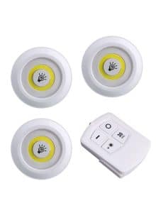 مصباح LED بالريموت كنترول للخزائن والمطبخ