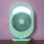 المروحة الذكية المتنقلة 2 في 1 – تهوية منعشة وإضاءة LED قوية - قابلة لإعادة الشحن - الصورة 5